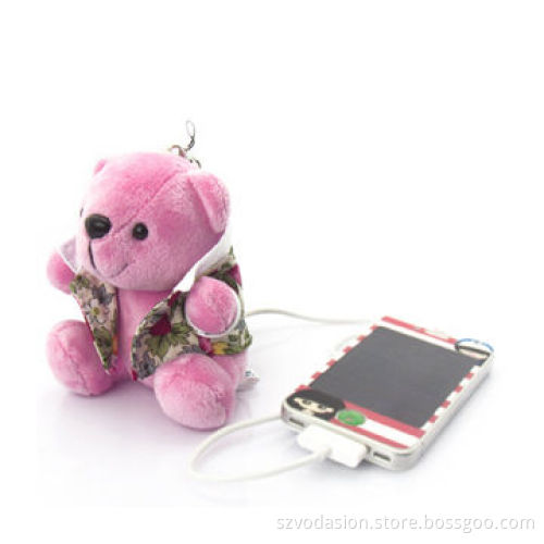Factory Fashionable Powerful Cartoon Bear Portable Power Bank for Mobile Phone